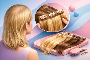 Seamless Clip In Extensions for Thin Hair