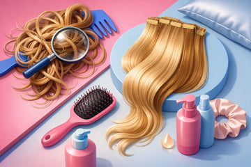 How to Prevent Human Hair Extensions Tangling
