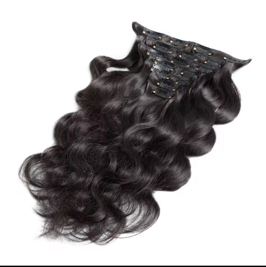 Premium Bodywave Seamless Clip-In (100% Virgin Tresses)