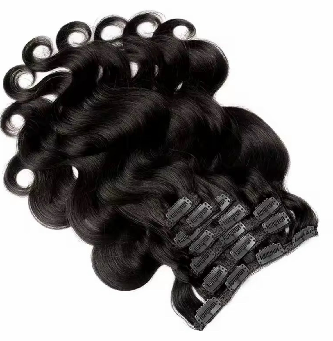 Premium Bodywave Seamless Clip-In (100% Virgin Tresses)