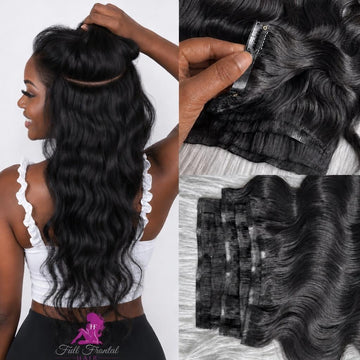 Premium Bodywave Seamless Clip-In (100% Virgin Tresses)